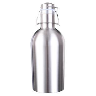 啤酒桶304不锈钢白酒壶户外水壶随身家用大容量高档空酒瓶罐子