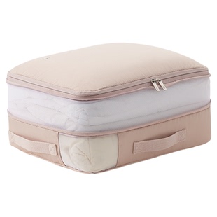 里序旅行羽绒服收纳袋压缩行李箱旅游整理袋衣服便携出差衣物专用