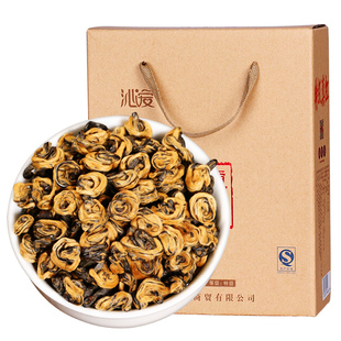 滇红茶金螺2025新茶春茶云南红茶凤庆滇红滇红金螺红茶茶叶500克