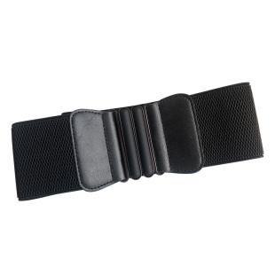 松紧弹性宽腰带皮带女韩版对扣连衣裙子塑身羽绒服大衣装饰腰封女