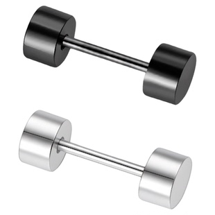 医用钛钢耳钉男养耳洞耳环螺丝拧扣男士耳骨钉防掉钛合金潮流耳饰