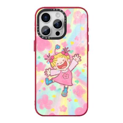 benefit光芒四射开心小女孩17适用于iphone16promax苹果15PRO晶盾磁吸手机壳13新款14套12冰川纹防摔彩色边框