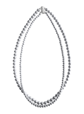 NININA双层珍珠锁扣项链