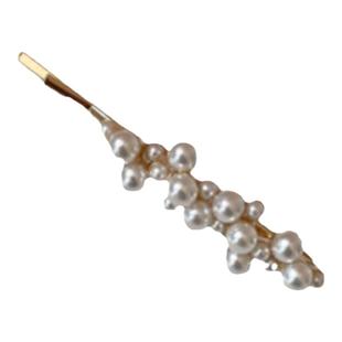 韩国进口鬓角发夹对夹头饰珍珠一字夹气质夹子边夹侧边小号发卡