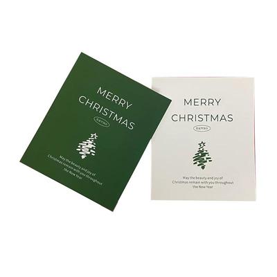 2023新款圣诞节卡片定制高级感明信片单页式生日感恩节小卡片新年祝福可写字花店甜品店曲奇饼礼物吊牌通用款