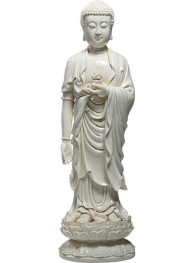 锵锵陶瓷仿古釉释迦牟尼佛站像