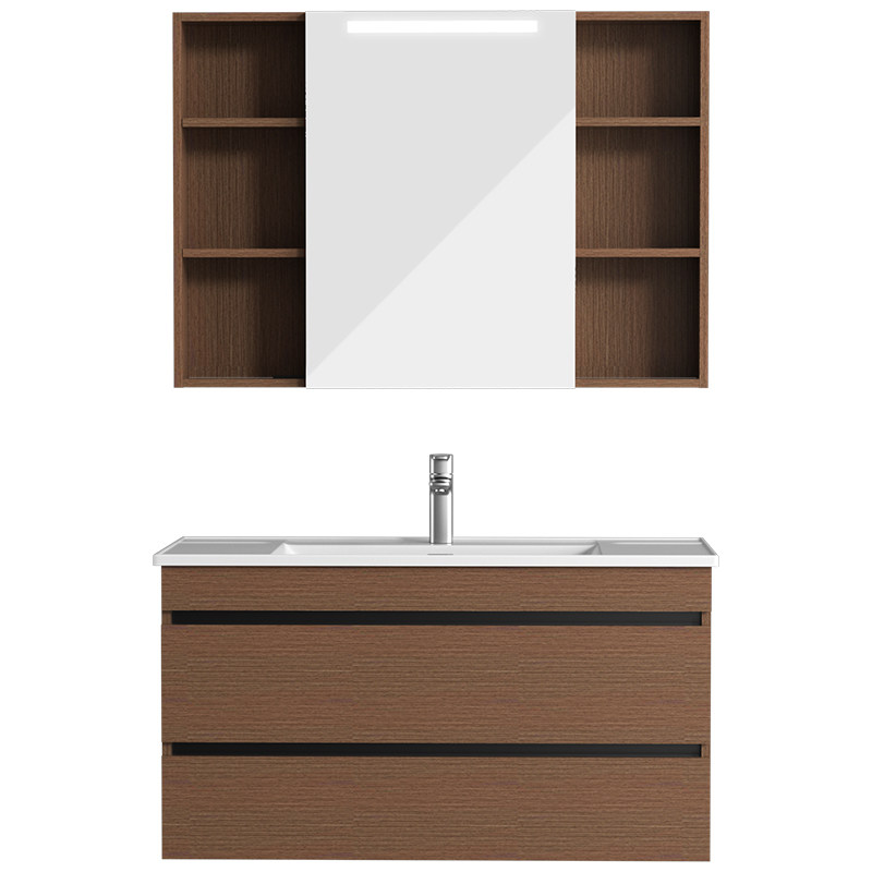 恒洁卫浴中古风浴室柜组合卫生间洗脸盆柜洗漱台一体盆抽屉卫浴柜