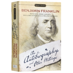 富兰克林自传 作品集 英文版 The Autobiography and Other Writings 英文原版名人传记 美国独立宣言起草人 进口英语书籍