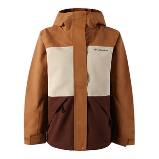Columbia哥伦比亚25秋冬新款女户外防风防水透气冲锋衣外套XR1784