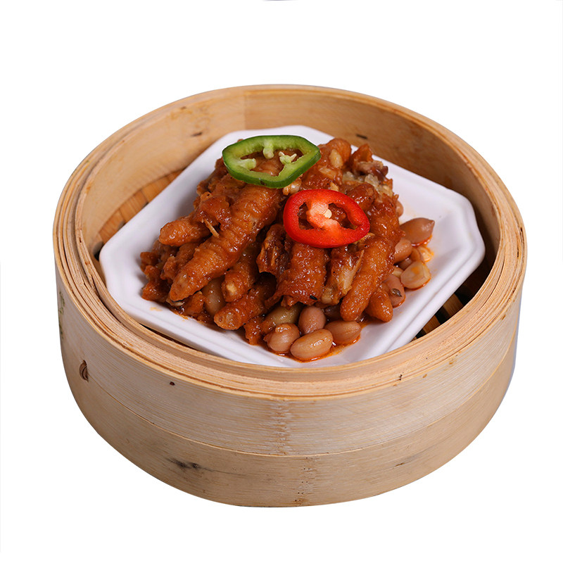 花生凤爪 顺誉 广东早茶点心方便冷冻食品熟菜肴早餐豉汁虎皮鸡爪