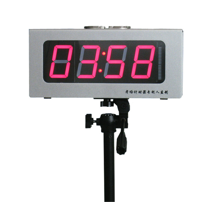 LED电子计时器面试考场会议比赛遥控双面正倒秒表语音提示