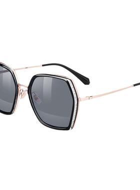 海伦凯勒2019年新款女几何墨镜