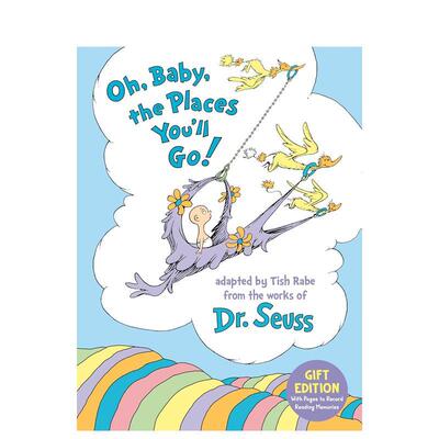 【预售】宝贝 你要去的地方 礼品版 Oh  Baby  the Places You'll Go! Gift Edition 原版英文儿童绘本