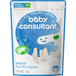 宝贝顾问经典米饼进口宝宝零食粳米粉磨牙棒饼干送婴儿米饼辅食谱