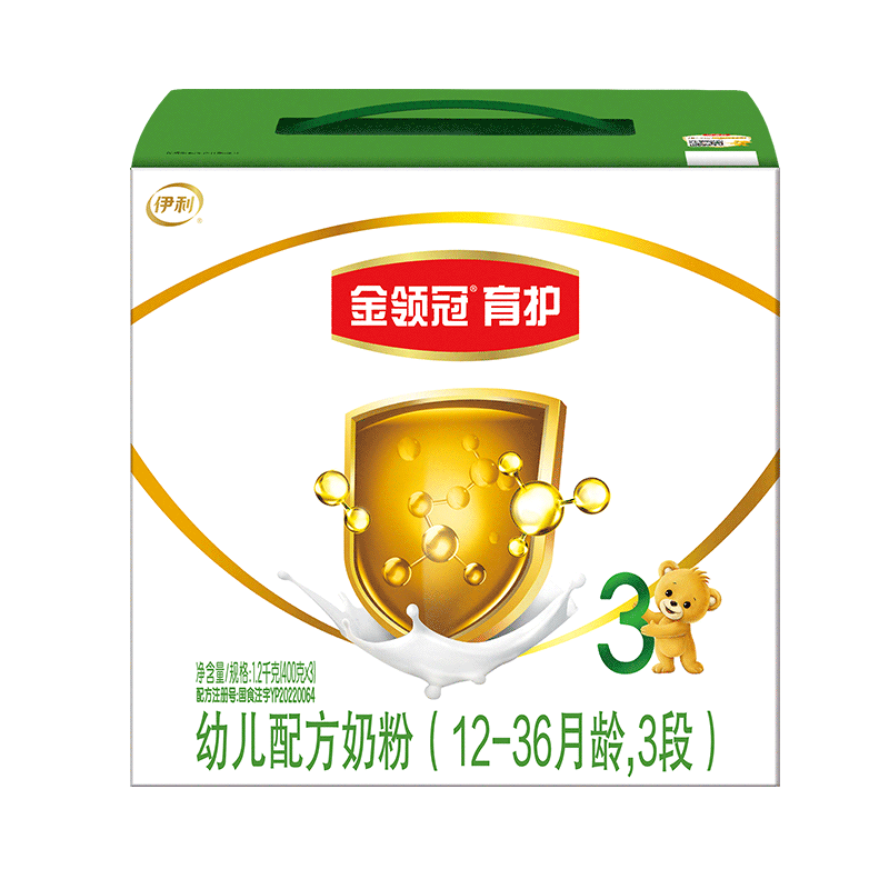 伊利幼儿奶粉金领冠3段1200g