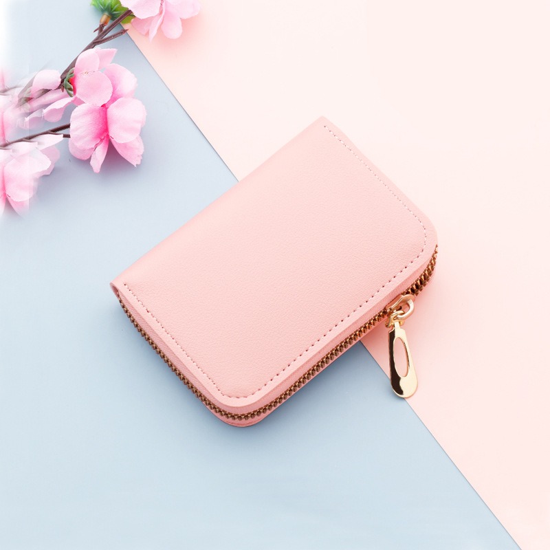 新品 女士风琴拉链卡包多卡位证件包多功能零钱包信用卡包迷你男