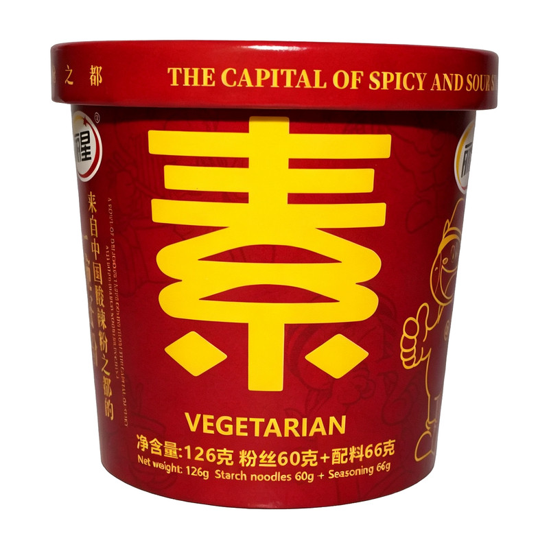 丽星酸辣粉酸汤面荆芥面纯素素食
