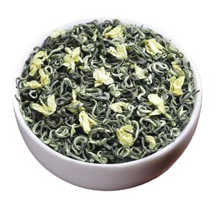 参赛茉莉花茶新茶茉莉飘雪明前特级浓香型高端送礼礼盒装罐装500g