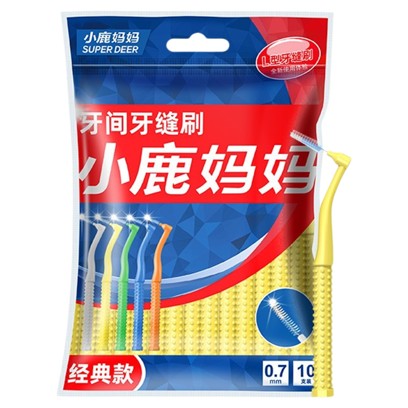 小鹿妈妈牙缝刷30大包装