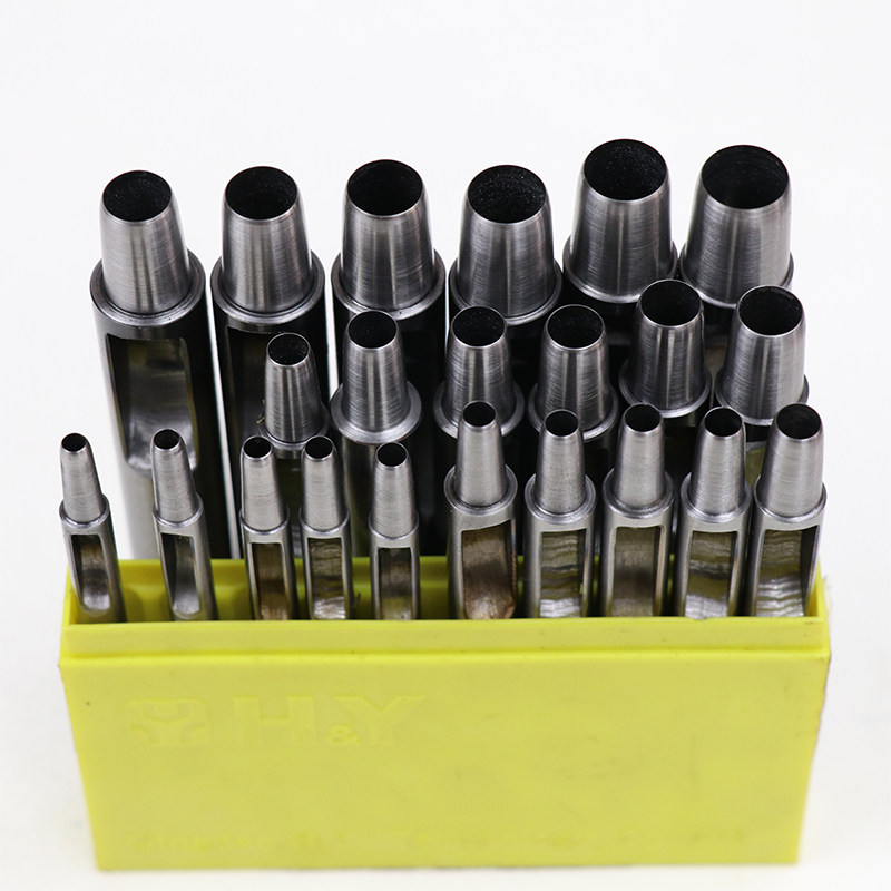HYpunch圆孔冲手工diy皮革冲孔器硅胶表带打孔器皮带冲空心圆冲子