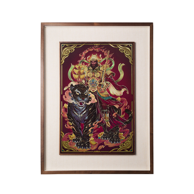 铜师傅《关羽》装饰画