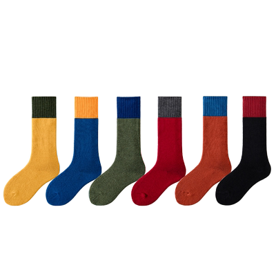 俞兆林儿童长筒袜子秋冬加绒加厚