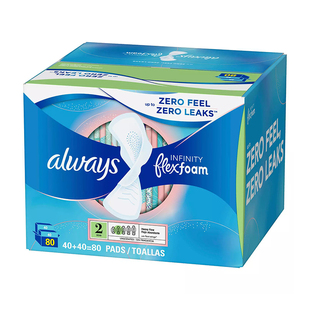 美国直邮Always女性日用夜用液体卫生巾护垫干爽瞬吸超薄护翼进口