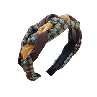 佟丽娅同款麻花高颅顶发箍女2025新款高级感女款头箍日常外戴头饰