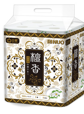 日诺日本进口白檀溶水3层檀香
