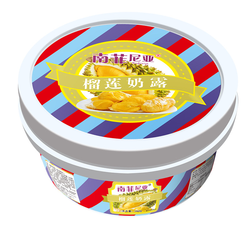 榴莲奶露果酱烘焙饮品南菲尼亚