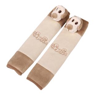 爱车屋汽车安全带护肩保险带护肩套泥巴狗柔软舒适四季通用一对装