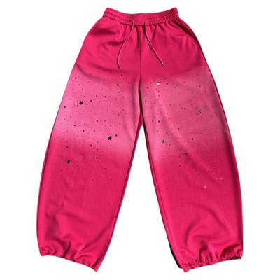 加厚烫钻渐变色jazz爵士跳舞服装