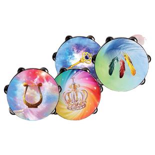 成人教会祷告舞蹈专用铃鼓新妇用品荣耀彩带系类祈祷铃鼓犹太狮子