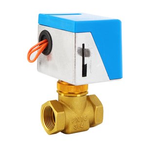 中央空调管道阀门软管风机盘管电动二通阀过滤器闸阀球阀6分DN20