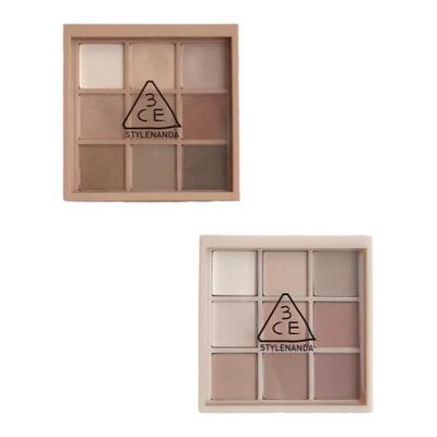 防伪正品丨韩国3ce眼影盘九宫格橘棕四9色smoother哑光大地色