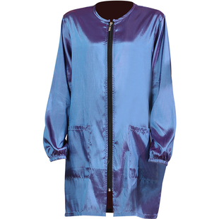 理发师工作服围裙美发宠物店发廊烫染发助理工作服防水不沾发长袖