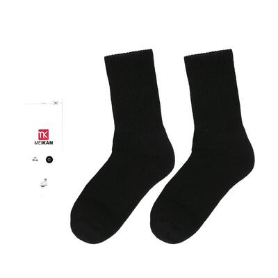 MEIKAN中筒袜毛圈袜子棉加厚保暖