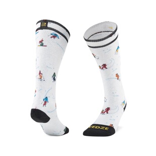 迪卡侬WEDZE户外运动儿童成人长筒高筒保暖速干专业滑雪袜