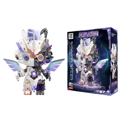 TOPTOY中国积木天机战骑拼插玩具