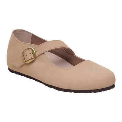 BIRKENSTOCK勃肯绒面革芭蕾舞鞋