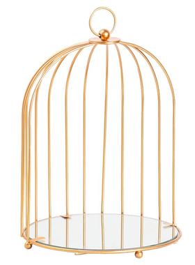 摆件鸟笼护肤品口红香水整理