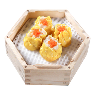 加藤利鱼籽烧卖500g广东早茶点心商用半成品速冻港式鱼子干蒸烧麦