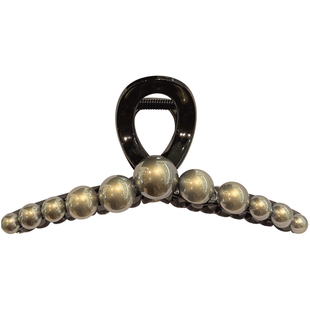 高级感超大号珍珠抓夹女后脑勺盘发鲨鱼夹2026新款发夹发饰头饰