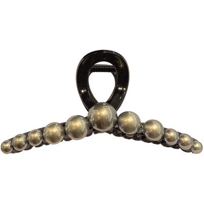 高级感超大号珍珠盘发鲨鱼抓夹