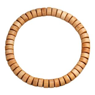 崖柏7*4mm药片珠单圈手串天然太行崖柏盘玩佛珠木质男女手串