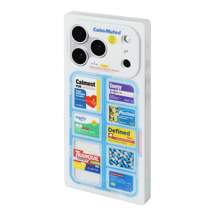 方形药盒苹果iphone17promax手机壳磁吸原创适用苹果15外框手机壳小众ins风苹果16pro壳防摔潮支架壳全包17