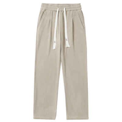 重磅双面奥粒绒加绒直筒裤休闲裤