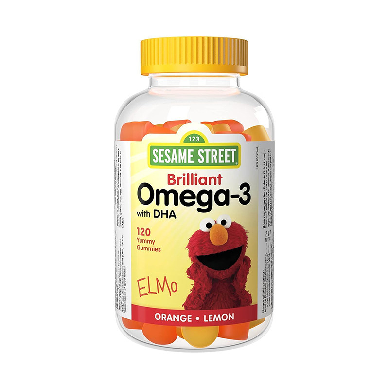 儿童青少年Omega-3鱼油软糖120粒