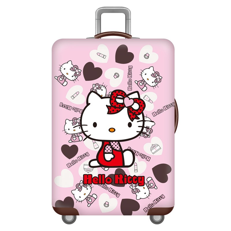 kitty凯蒂猫弹力加厚箱套行李箱保护套拉杆旅行箱防尘罩袋24寸