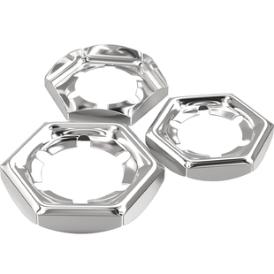 304/316不锈钢扣紧螺母防松逆滑螺丝帽自锁锁紧螺帽GB805 DIN7967